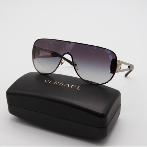 NEW VERSACE SHIELD UNISEX SUNGLASSES - Picture 3 of 12